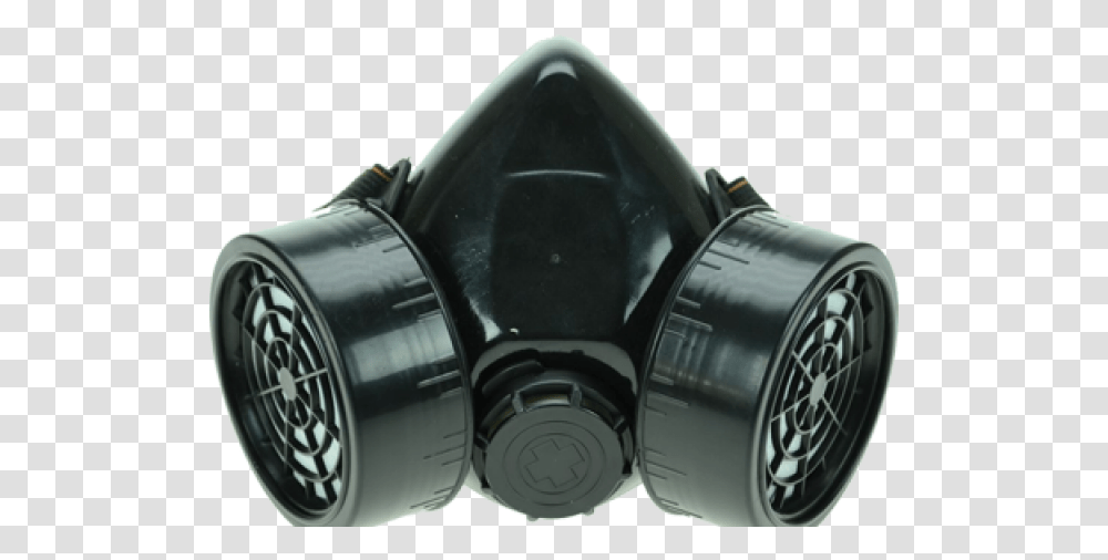 Black Respirator Mask, Binoculars, Camera, Electronics Transparent Png