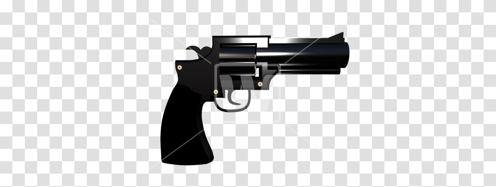 Black Revolver Background, Gun, Weapon, Weaponry, Handgun Transparent Png