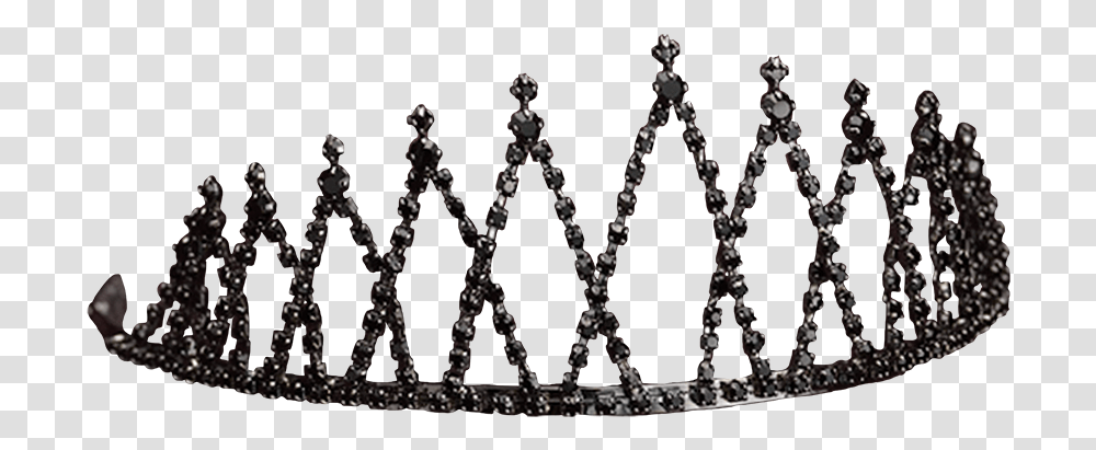 Black Rhinestone Queens Crown Tiara, Accessories, Accessory, Jewelry Transparent Png