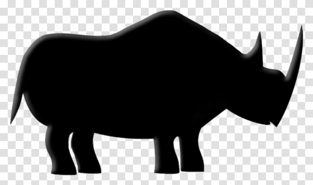 Black Rhino Clipart Download Black Rhinoceros, Hog, Pig, Mammal, Animal Transparent Png