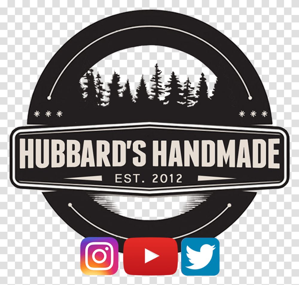Black Ribbon Coffee Table - Hubbard's Handmade Label, Logo, Symbol, Building, Poster Transparent Png