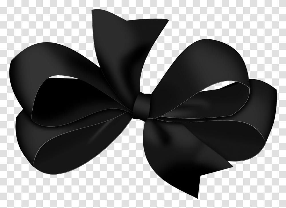 Black Ribbon Free Image Black Background Bow, Tie, Accessories, Accessory, Necktie Transparent Png