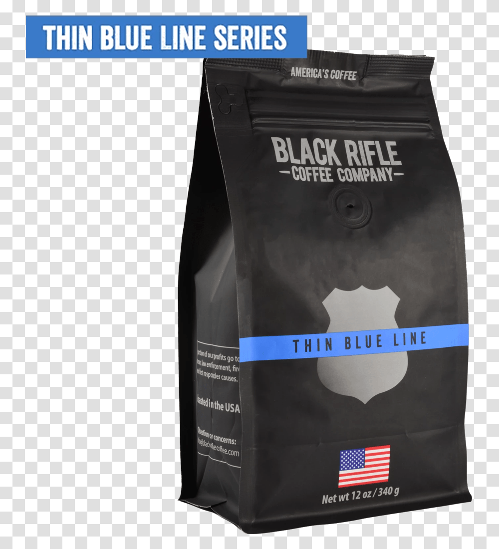Black Rifle Coffee Thin Blue Line, Book, Electronics, Label Transparent Png