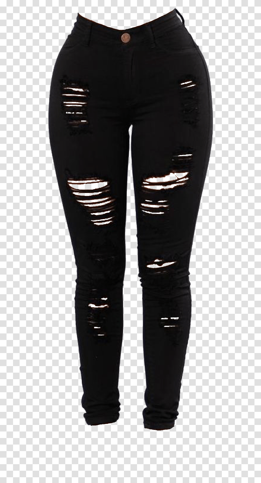 Black Ripped Jeans, Pants, Apparel, Footwear Transparent Png