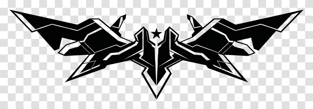 Black Rock Shooter Logo Black Rock Shooter, Star Symbol, Emblem, Hand Transparent Png