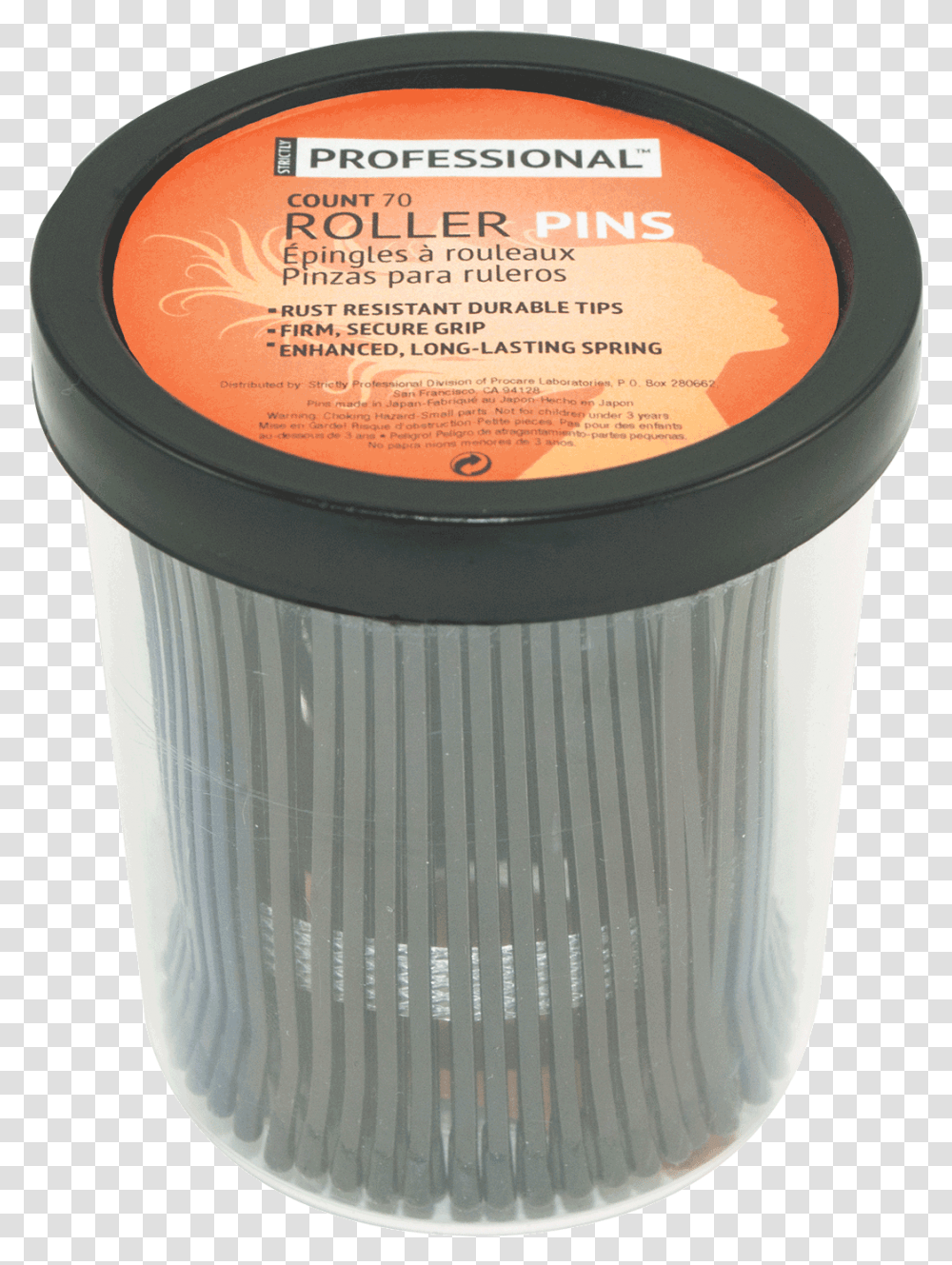 Black Roller Pins Series Wire, Tin, Trash Can, Label Transparent Png