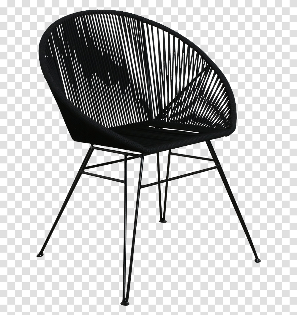 Black Rope Windsor Chair, Furniture, Bow, Canvas, Tabletop Transparent Png