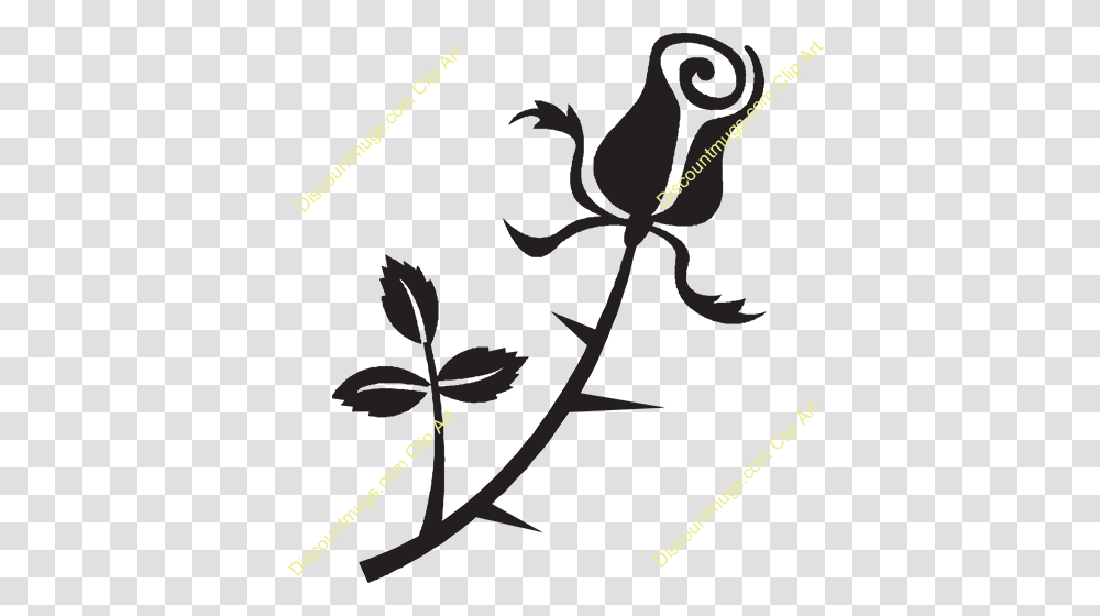 Black Rose Bud Clip Art, Floral Design, Pattern Transparent Png