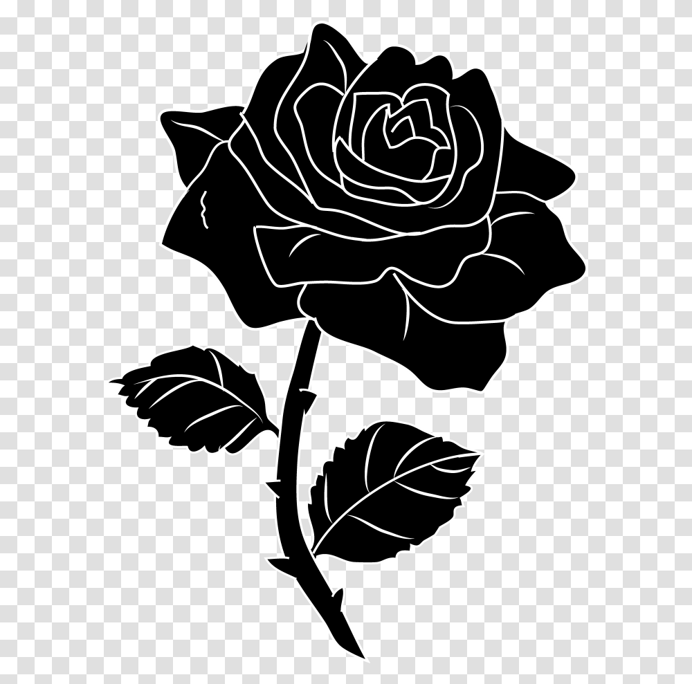 Black Rose Clip Art, Spiral, Stencil, Pattern, Person Transparent Png