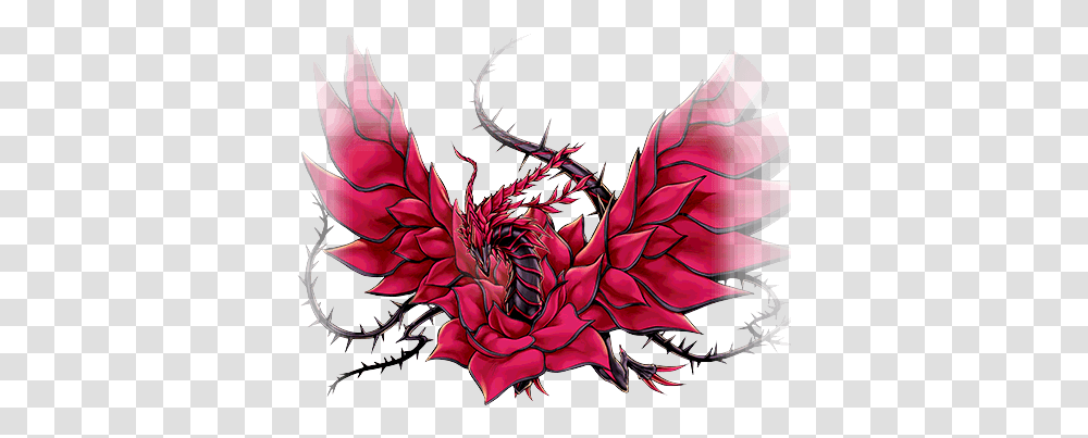 Black Rose Dragon Yugioh Black Rose Dragon, Pattern Transparent Png