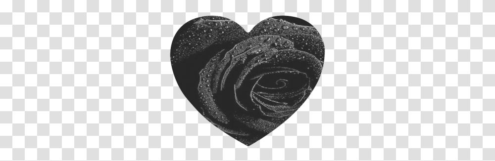 Black Rose Heart Shaped Mousepad Id D25033 Black Rose, Plectrum, Rug, Bowl, Collage Transparent Png