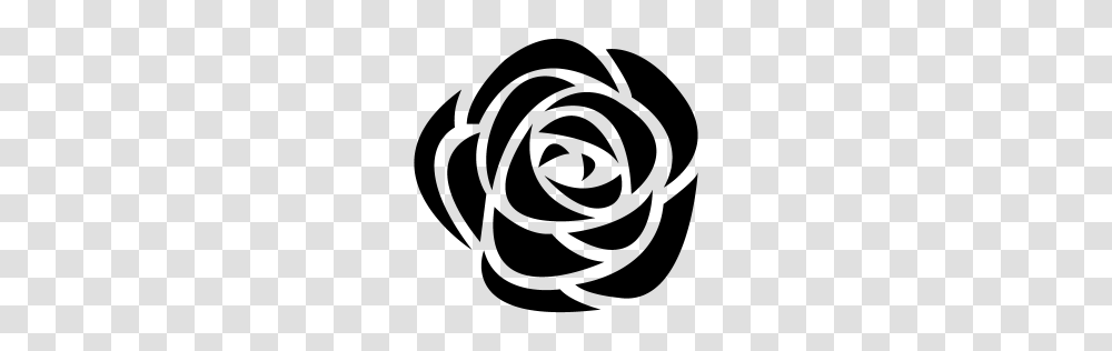 Black Rose Icon, Gray, World Of Warcraft Transparent Png