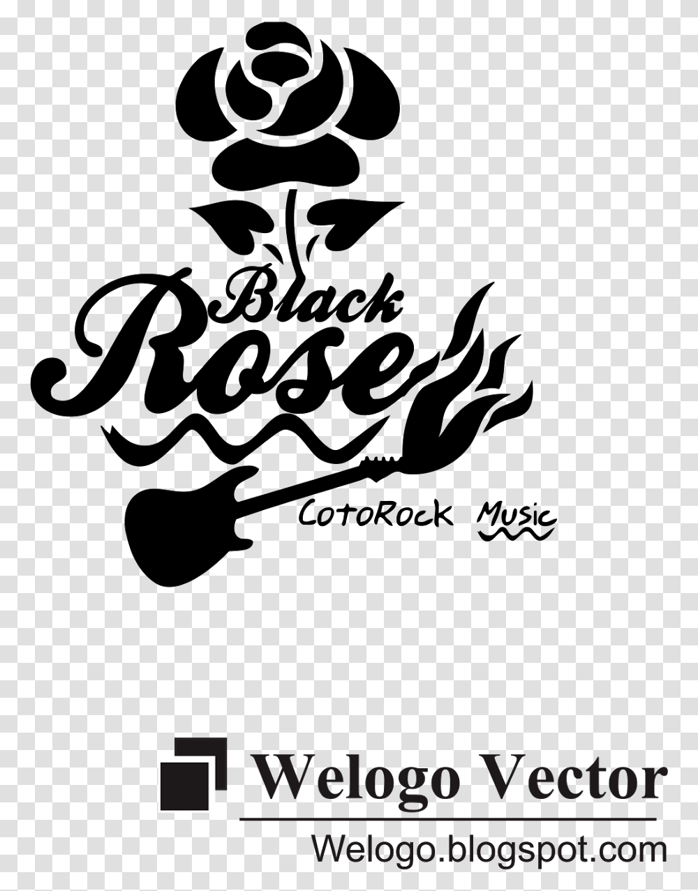 Black Rose Logo Black Rose Logo Vector Black Rose Transparent Png