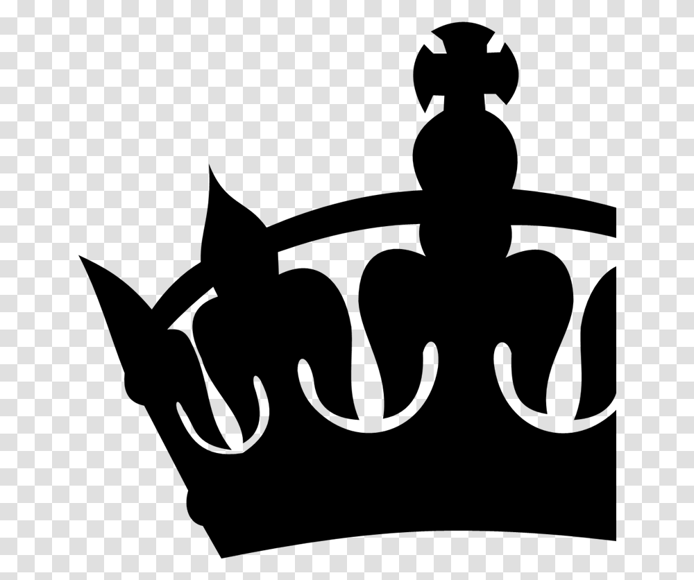 Black Royal Crown Silhouette Clip Art Icon And Svg Clipart King Crown, Gray, World Of Warcraft Transparent Png