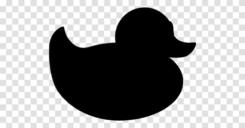 Black Rubber Duck Clip Art, Silhouette, Apparel, Stencil Transparent Png