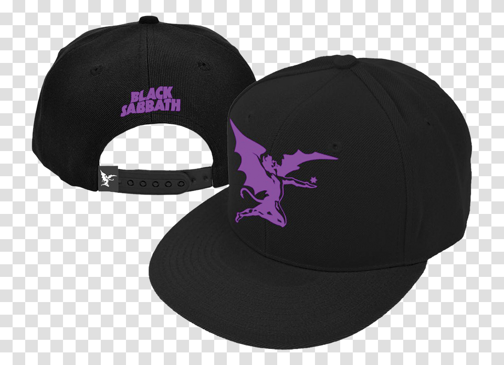 Black Sabbath Purple Angel Hat, Apparel, Baseball Cap Transparent Png