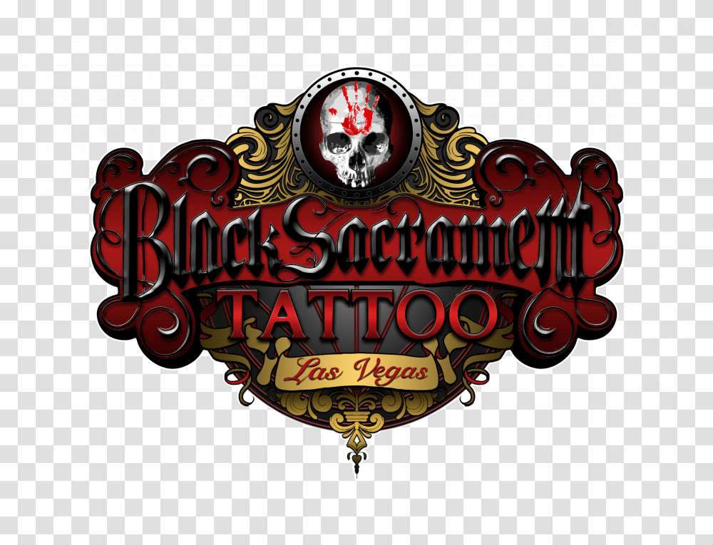 Black Sacrament Tattoo Crest, Logo, Trademark, Emblem Transparent Png