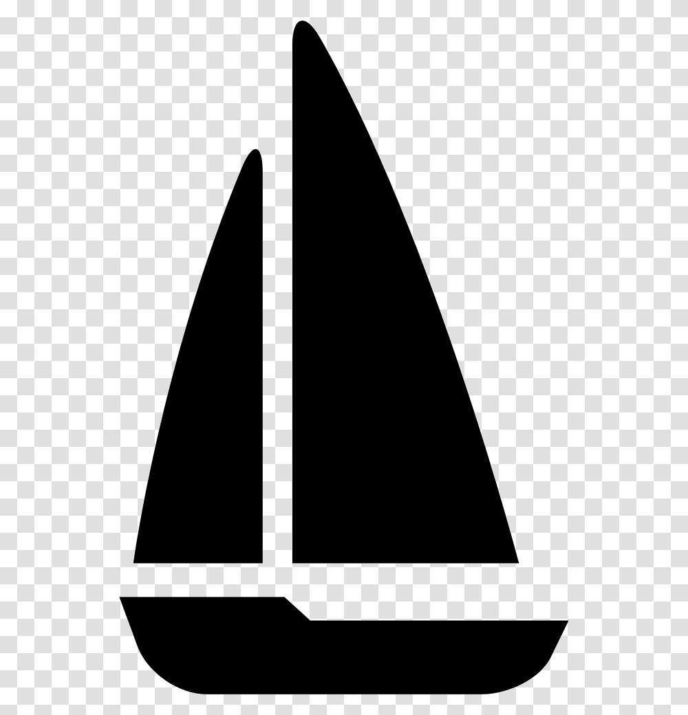 Black Sailing Boat Icon Sailing, Silhouette, Arrow, Weapon Transparent Png