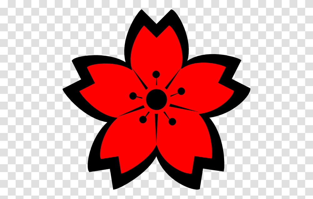 Black Sakura Svg Clip Arts Flower Clipart, Pattern, Plant, Leaf Transparent Png