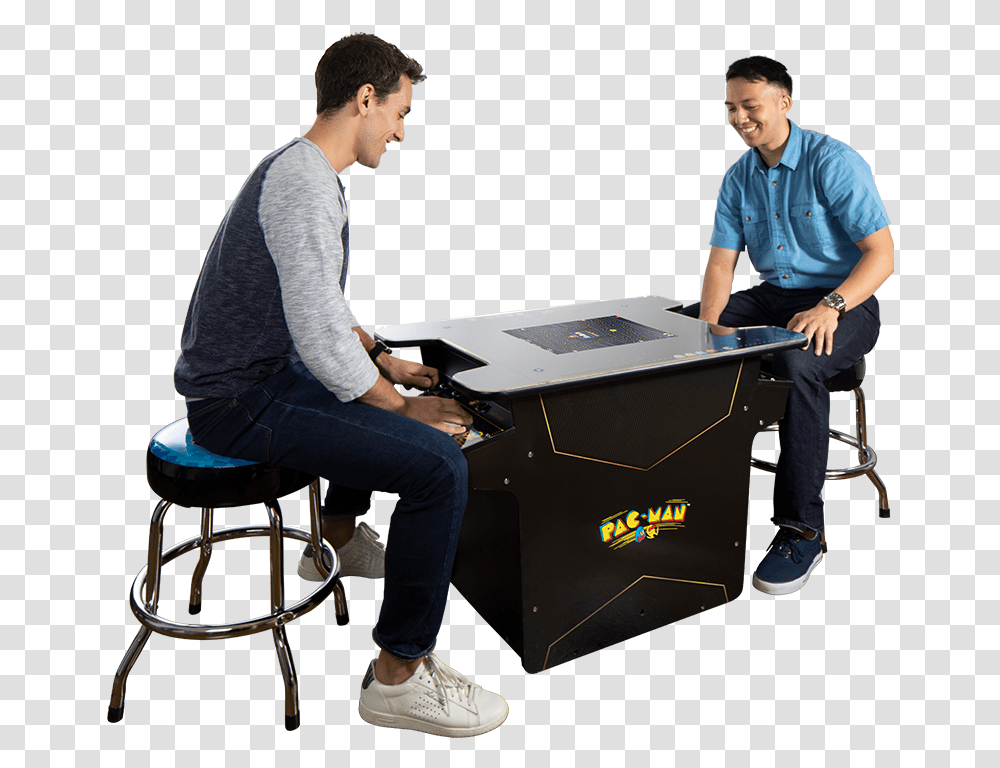 Black Series Arcade1up Pac Man Head To Head Gaming Arcade1up Head To Head, Person, Shoe, Footwear Transparent Png