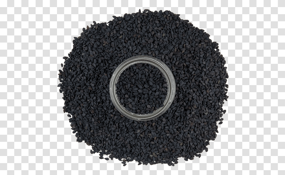 Black Sesame Seeds 3 Circle, Accessories, Accessory, Jewelry, Rug Transparent Png