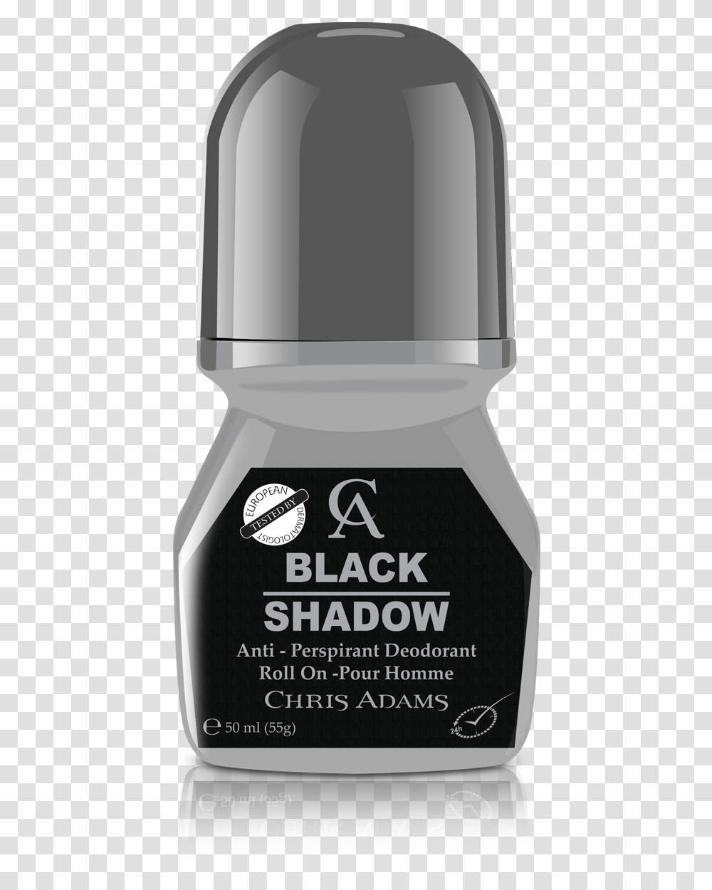 Black Shadow 50ml Roll On Deodorant Roll On Chris Adams Deodorant, Bottle, Jar, Appliance, Mixer Transparent Png