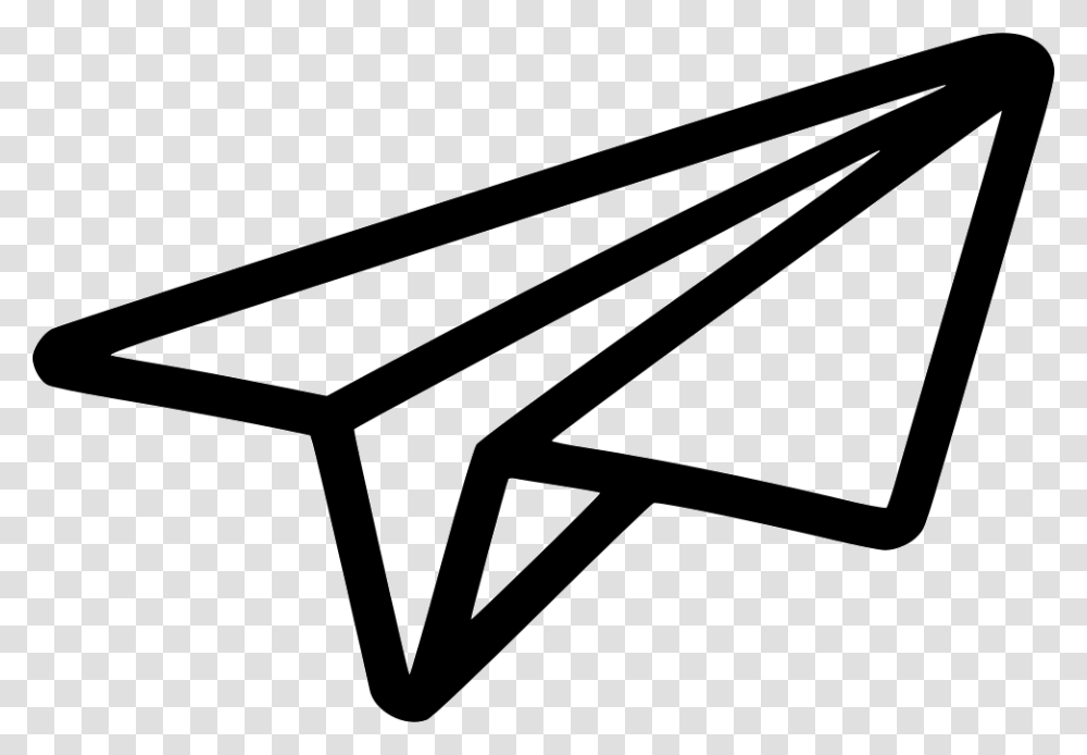 Black Shape Paper Plane Image, Furniture, Table, Coffee Table, Tabletop Transparent Png