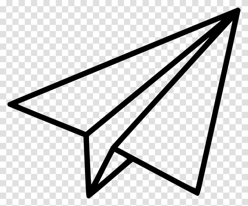 Black Shape Paper Plane Image, Triangle, Shelf Transparent Png