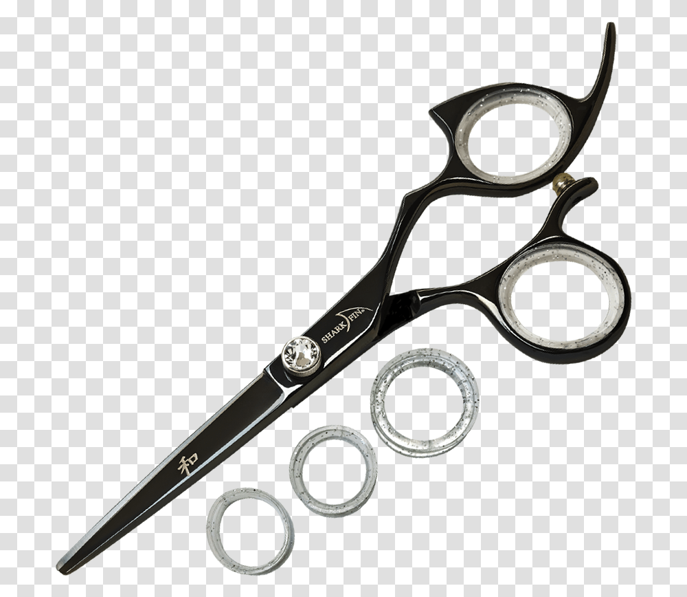 Black Shark Fin Shears, Scissors, Blade, Weapon, Weaponry Transparent Png