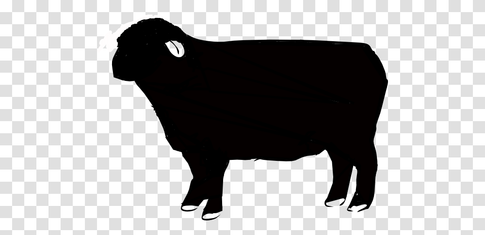 Black Sheep Clip Art, Silhouette, Animal, Mammal, Pig Transparent Png