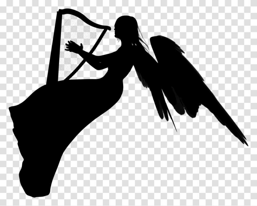 Black Silhouette Character White Clip Art Illustration, Gray, World Of Warcraft Transparent Png