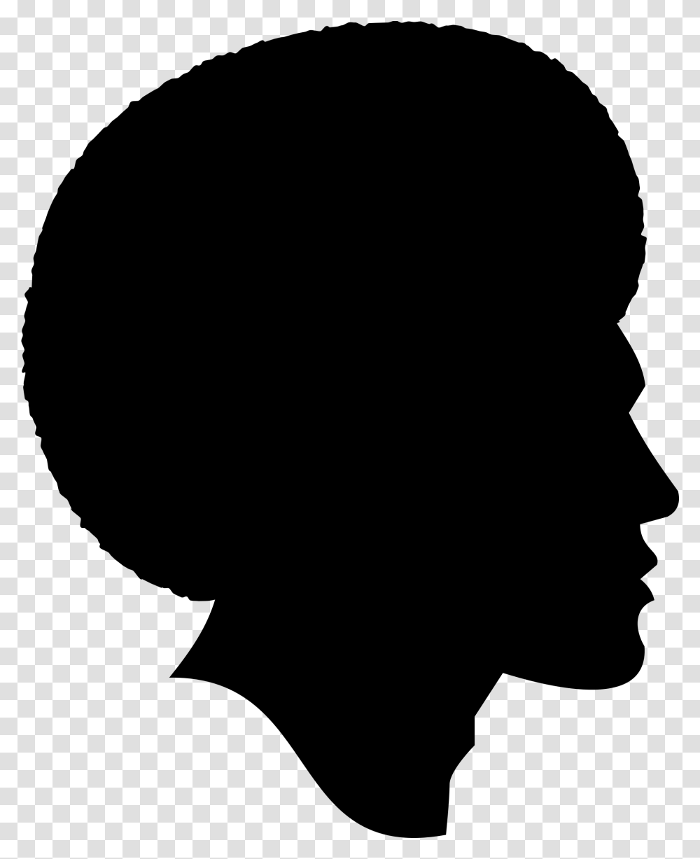 Black Silhouette Male Clip Art Black Woman Silhouette, Gray, World Of Warcraft Transparent Png