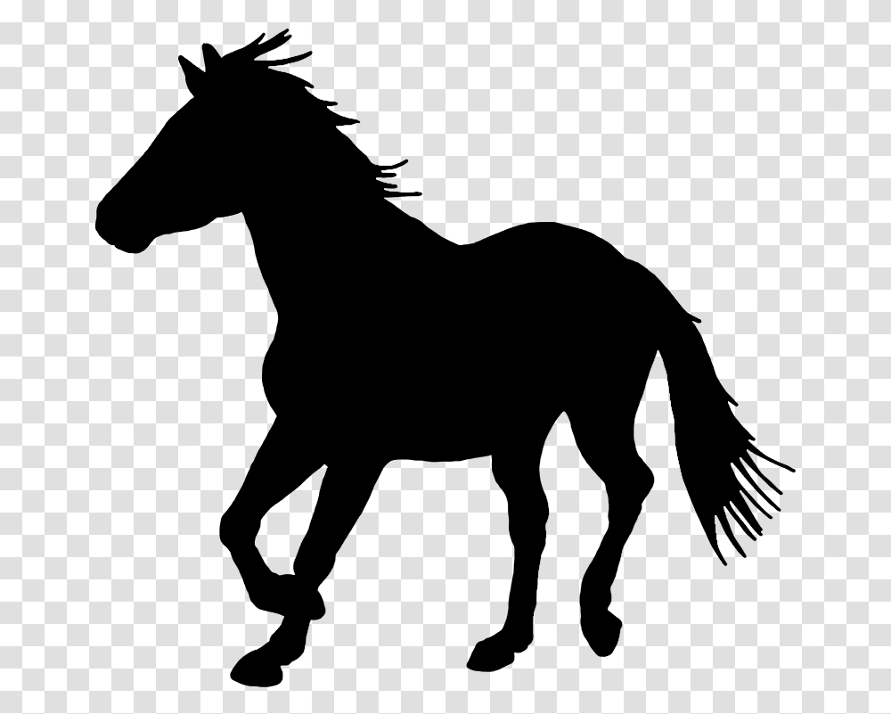 Black Silhouette Of Horse Horse, Gray, World Of Warcraft Transparent Png