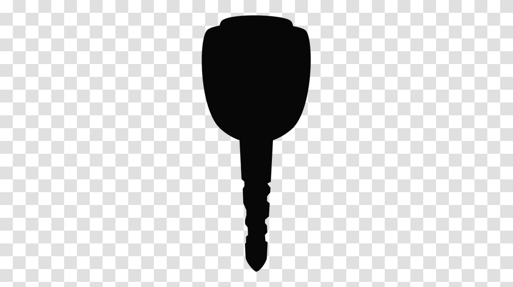 Black Silhouette Vector Image Of Car Door Key, Lighting, Glass, Tie, Accessories Transparent Png