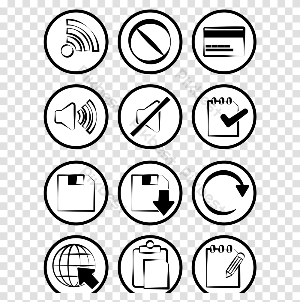 Black Simple App Icon Cartoon Ai Free Download Pikbest Dot, Number, Symbol, Text, Stencil Transparent Png