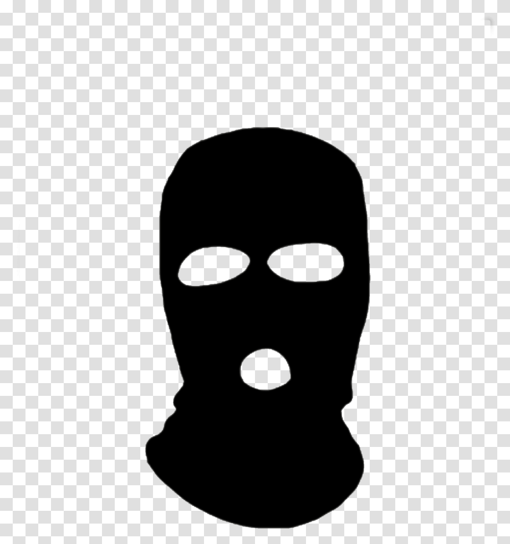 Black Ski Mask, Head, Face, Pillow, Silhouette Transparent Png