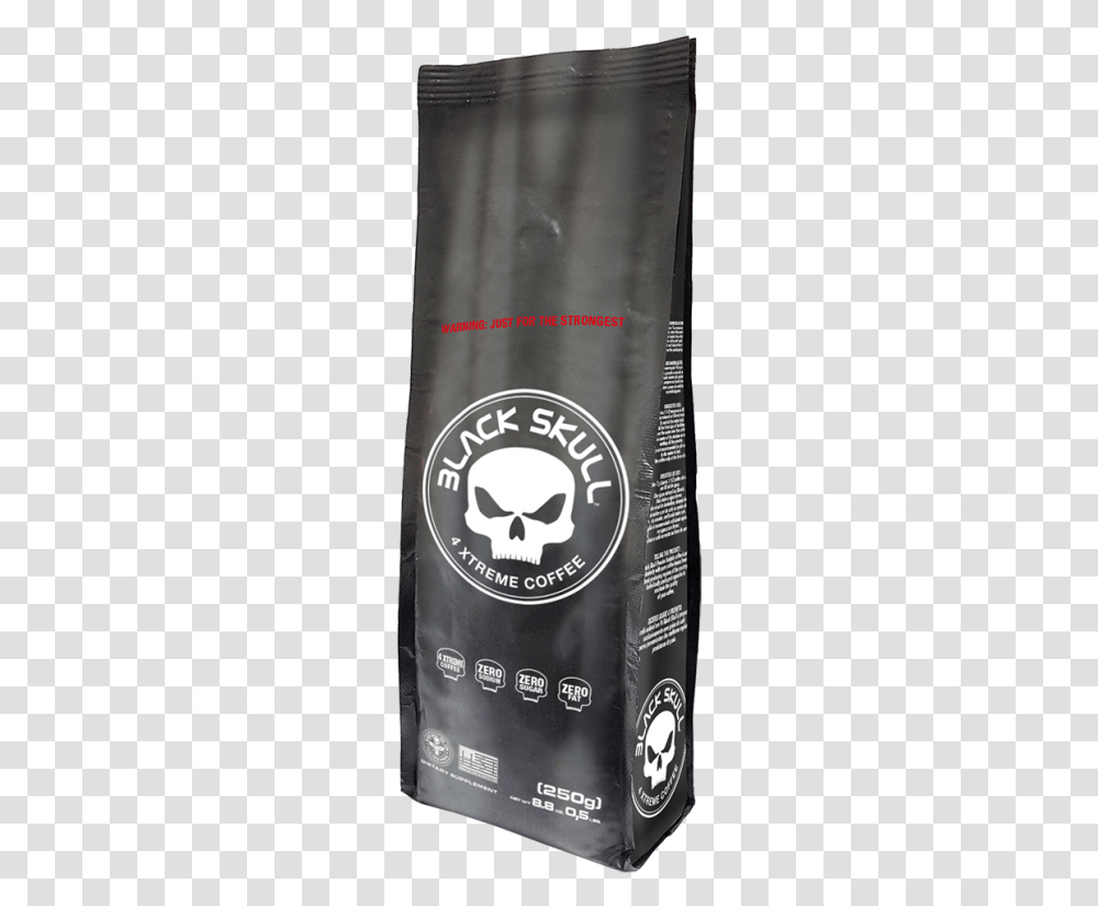 Black Skull 4 Xtreme Coffee Black Skull Suplementos, Label, Book, Beverage Transparent Png