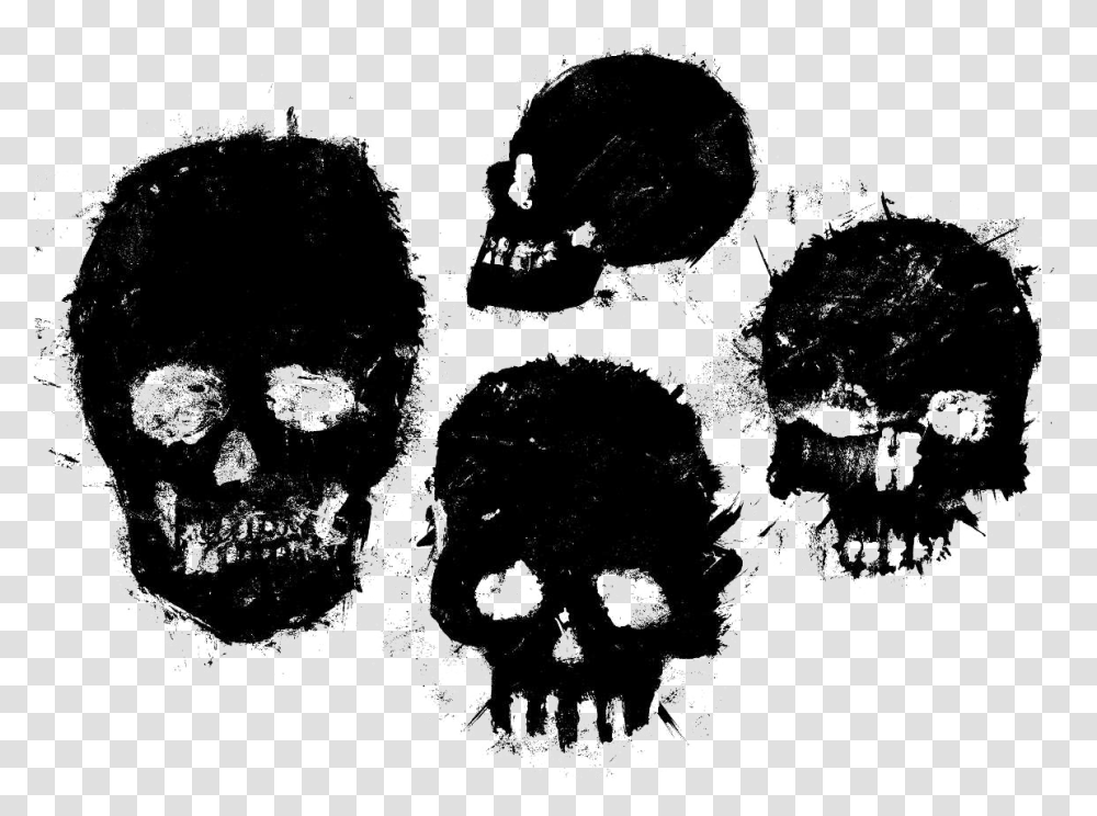 Black Skull Free Download Skull, X-Ray, Medical Imaging X-Ray Film, Ct Scan Transparent Png