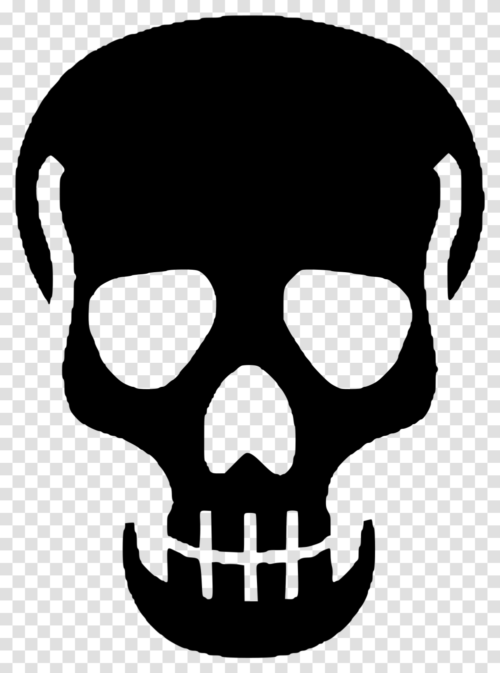 Black Skull, Gray, World Of Warcraft Transparent Png