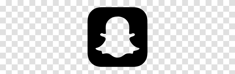 Black Snapchat Icon, Gray, World Of Warcraft Transparent Png