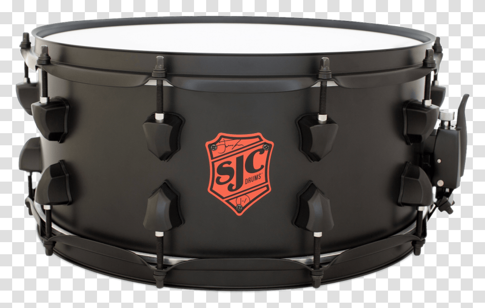 Black Snare Drum Sjc Drums Josh Dun Snare, Percussion, Musical Instrument, Leisure Activities, Conga Transparent Png