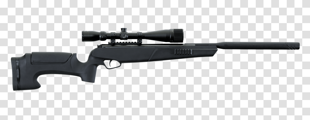 Black Sniper Image, Gun, Weapon, Weaponry, Rifle Transparent Png