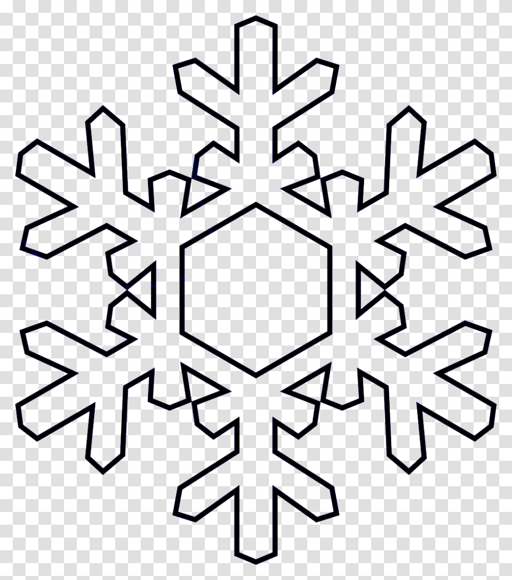 Black Snowflake Snowflake Clipart Black And White, Cross, Pattern Transparent Png