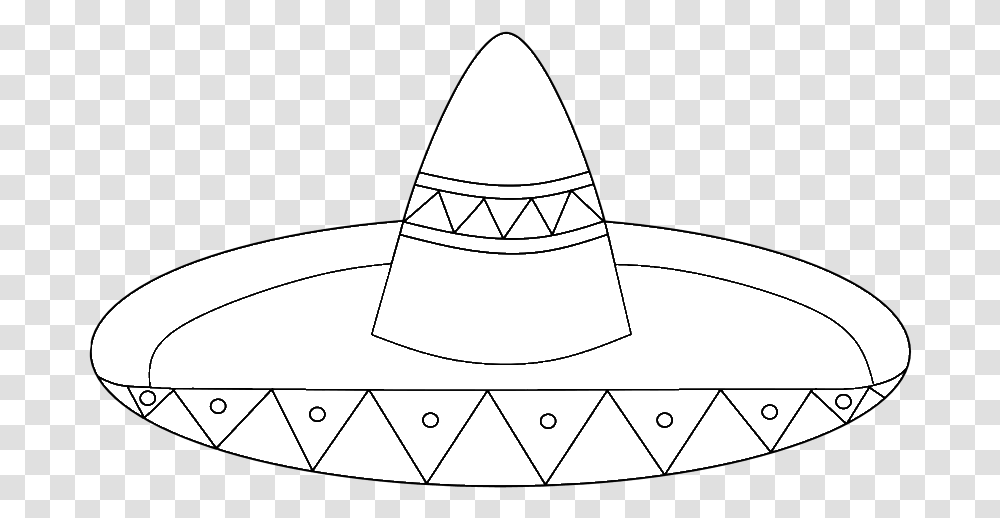 Black Sombrero Clipart Illustration, Apparel, Hat Transparent Png