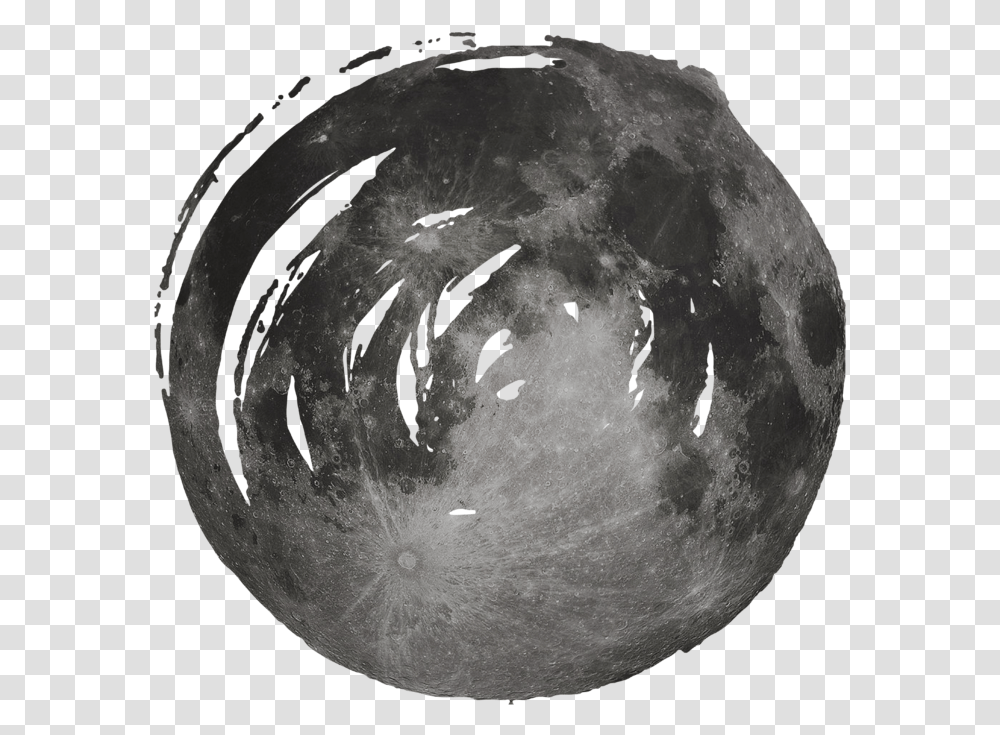 Black Sphere Full Moon, Nature, Outdoors, Outer Space, Astronomy Transparent Png