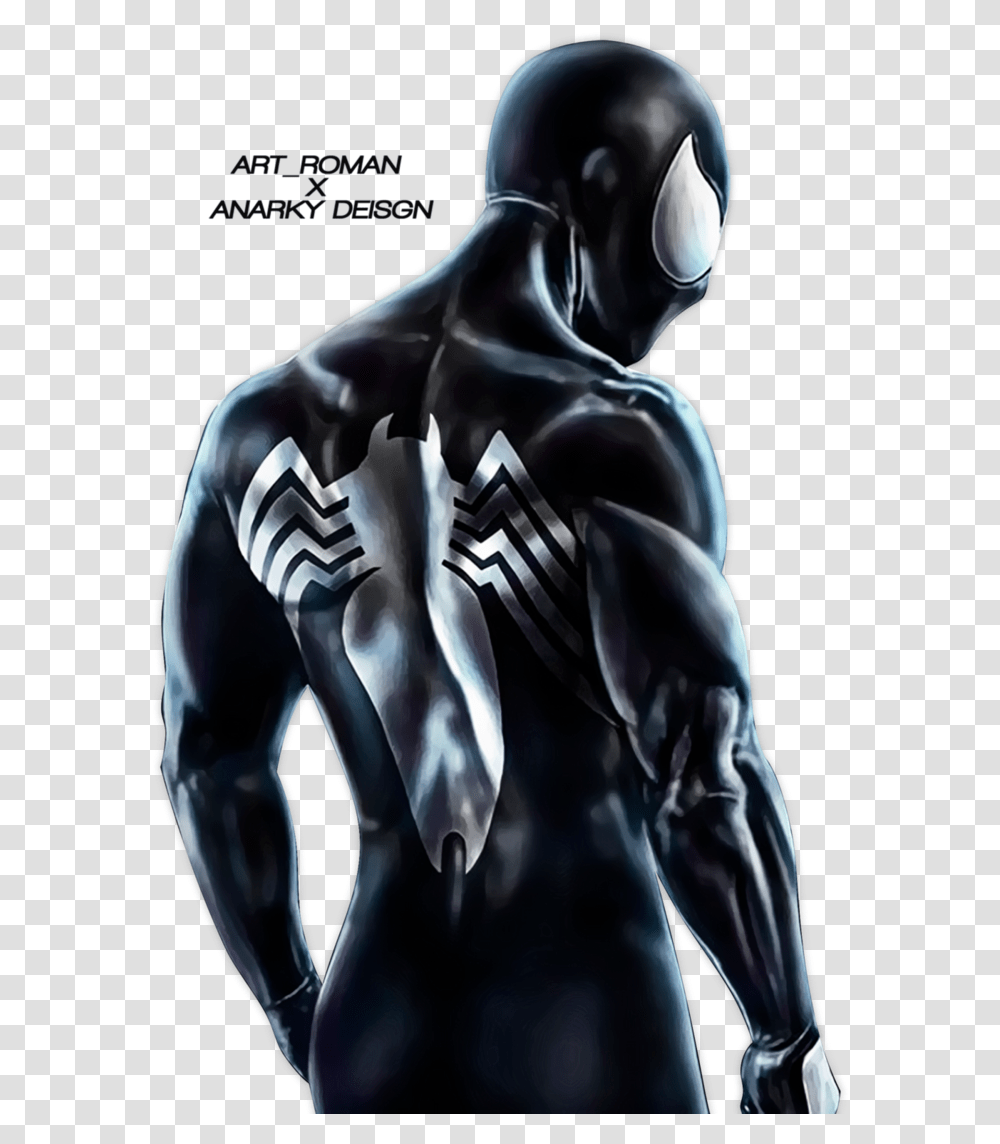 Black Spiderman Black Spider Man, Arm, Hand, Torso, Batman Transparent Png