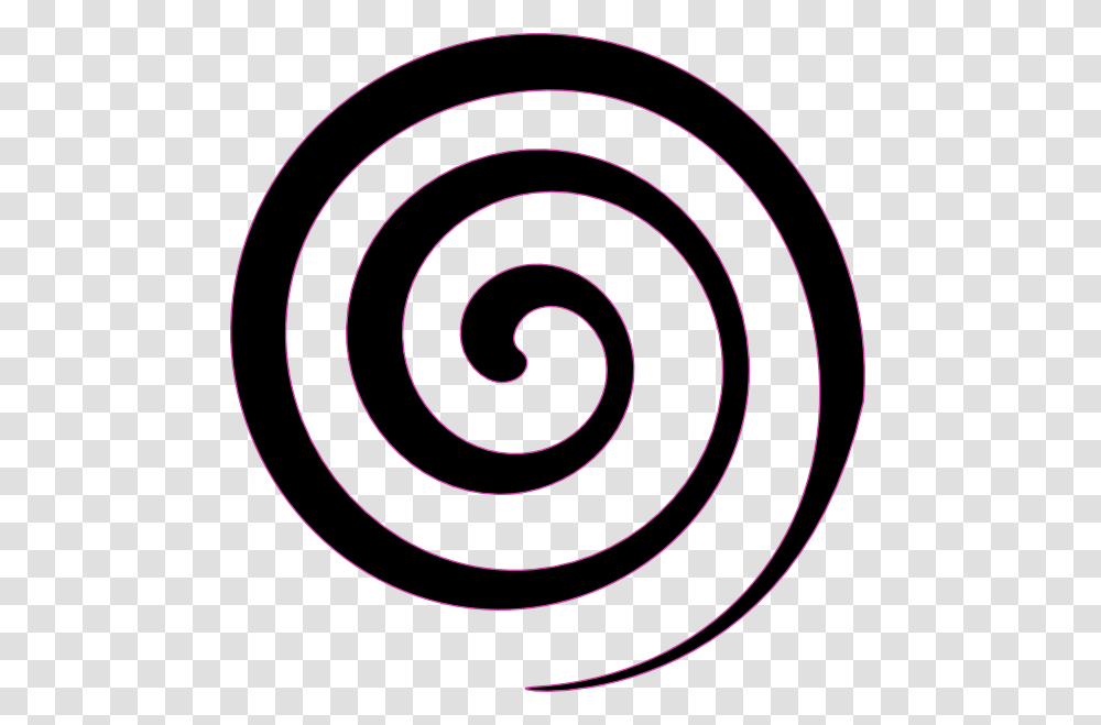 Black Spiral Lollipop Clip Art, Coil Transparent Png