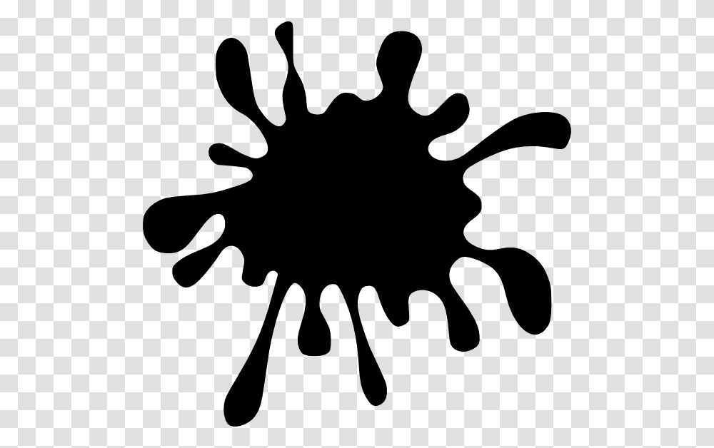 Black Splash Clip Art, Stencil, Silhouette, Stain Transparent Png