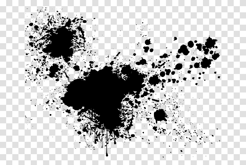 Black Splat Black And White Splatter, Gray, World Of Warcraft Transparent Png