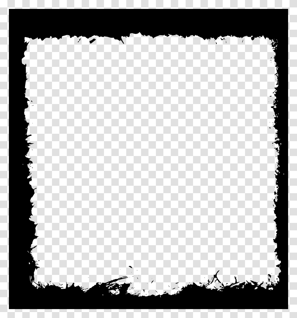 Black Square Border, Pillow, Cushion, Scroll, Texture Transparent Png